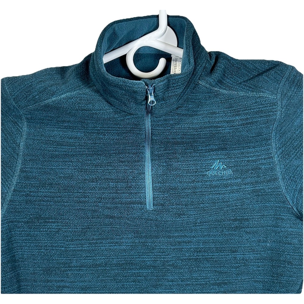 Decathlon‎ Quechua 1/4 Zip Pullover Shirt Women's Size Small Fleece Athletic